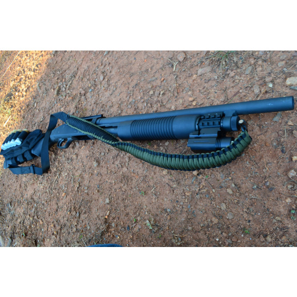 GREEN CAMO - 2 Point Stud Swivel connectors - Paracord Rifle or Shotgun  sling Acid Tactical®
