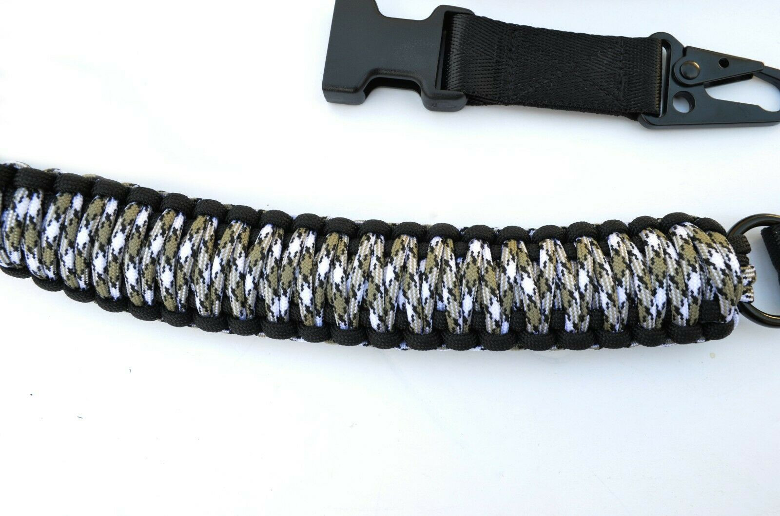 Paracord Rifle Sling With Compass, Flint, Striker Dark Earth Acid Tactical®