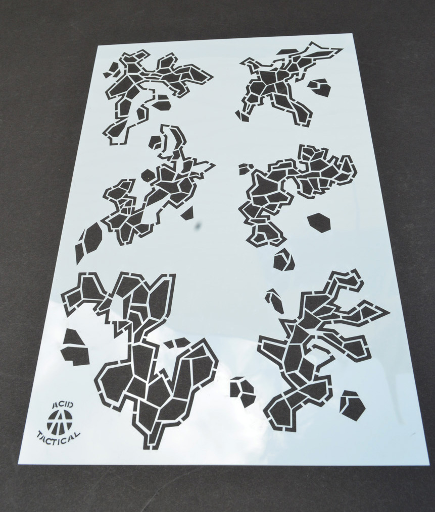 Camouflage Spray Paint Stencils Many Camo Stencil designs Acid Tactical®