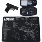 HK Heckler USP Gun Cleaning Mat Diagram Schematic and Universal Cleaning Kit
