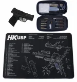 HK Heckler USP Gun Cleaning Mat Diagram Schematic and Universal Cleaning Kit