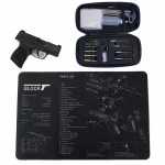 Glock Gun Cleaning Mat Diagram Schematic and Universal Cleaning Kit