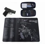Sig Sauer P220 Gun Cleaning Mat with Universal Cleaning Kit Diagram Schematic