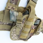ARID HEX CAMO - Tactical Drop Leg Thigh Gun Pistol Holster