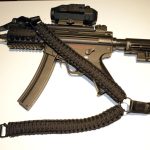BLACK - Single Point Tactical Paracord Rifle Gun Sling