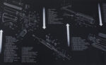 Gun Cleaning Mat for AR15 Breakdown Schematics AR-15 Parts Diagram