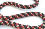 US MARINES RED GOLD BLACK - Paracord Motorcycle Whip Get Back whip 1" Ball & Skulls 36" - Image 3