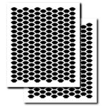 FISH SCALES - Camouflage Stencils Spray Paint Through - MYLAR 2 PACK