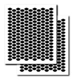 FISH SCALES - Camouflage Stencils Spray Paint Through - MYLAR 2 PACK