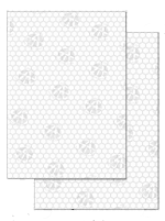 MICRO HEX - Camouflage Spray Paint Gun Stencils ADHESIVE Stick-on 2 PACK