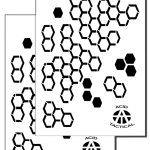 HEXACAM ? Camouflage Stencils Spray Paint Through ? MYLAR 2 PACK