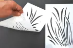 GRASSES  - Camouflage Stencils Spray Paint Through - MYLAR 2 PACK - Image 2