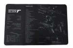 Glock Gun Cleaning Mat Diagram Schematic and Universal Cleaning Kit - Image 4