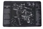 Smith & Wesson M&P Gun Cleaning Mat Diagram Schematic and Universal Cleaning Kit - Image 3