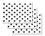 American US 50 STARS - Airbrush Painting Stencil 7x10 MYLAR 3PACK