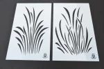 GRASSES  - Camouflage Stencils Spray Paint Through - MYLAR 2 PACK - Image 4