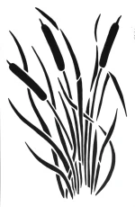 CATTAIL CAMO SET - Spray Paint Camouflage Stencils Camo Jon Duck Boat - Image 4