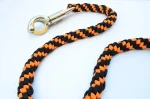 HARLEY ORANGE BLACK - Paracord Motorcycle Whip Get Back whip 1" Ball & Skulls 36" - Image 5