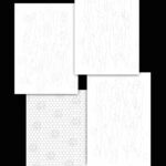 TORN MICRO HEX - Camouflage EasyPeel Spray Paint Cerakote Camo Gun Stencils ADHESIVE 4 PACK