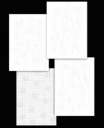 TORN MICRO HEX - Camouflage EasyPeel Spray Paint Cerakote Camo Gun Stencils ADHESIVE 4 PACK