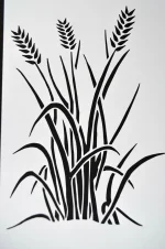 6 Pack! Vinyl Airbrush Stencils 10 Mil Camouflage Duracoat 9x14" Bark Grass Camo - Image 6