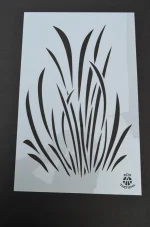 GRASSES  - Camouflage Stencils Spray Paint Through - MYLAR 2 PACK - Image 5