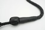 BLACK - PU Leather Motorcycle Whip Get Back whip 1" Ball & Skulls 36" - Image 4