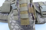 ARID HEX CAMO - Tactical Drop Leg Thigh Gun Pistol Holster - Image 6