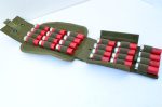 OD GREEN - 24 Round Shotgun Shell Pouch Ammo Carrier MOLLE