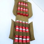 KHAKI / TAN - 24 Round Shotgun Shell Pouch Ammo Carrier MOLLE
