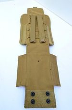 KHAKI / TAN - 24 Round Shotgun Shell Pouch Ammo Carrier MOLLE - Image 6