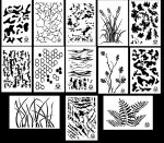 COMBO STENCIL KIT -  Camouflage Painting Stencils MYLAR 13 PACK