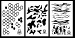 COMBO STENCIL KIT -  Camouflage Painting Stencils MYLAR 13 PACK - Image 5