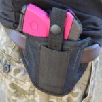 OWB Concealed Carry Compact Gun Paddle Belt Holster Glock Ruger Sig XD - BLACK