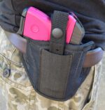 OWB Concealed Carry Compact Gun Paddle Belt Holster Glock Ruger Sig XD - BLACK