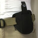 OWB Concealed Carry Compact Gun Paddle Belt Holster Glock Ruger Sig XD - BLACK - Image 3