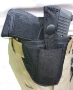OWB Concealed Carry Compact Gun Paddle Belt Holster Glock Ruger Sig XD - BLACK - Image 9