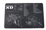 Springfield XD Gun Cleaning Mat with Universal Cleaning Kit Diagram Schematic - Image 7