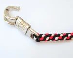 RED WHITE BLACK - Paracord Motorcycle Whip Get Back whip 1" Ball & Skulls 36" - Image 8