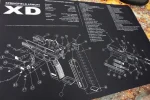 Springfield XD Gun Cleaning Mat with Universal Cleaning Kit Diagram Schematic - Image 8