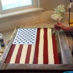 AMERICAN FLAG - Spray Airbrush Painting Stencils United States Large 14" & Small 11" 4 PACK - Image 2