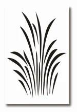 GRASSES  - Camouflage Stencils Spray Paint Through - MYLAR 2 PACK - Image 8