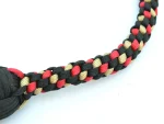 US MARINES RED GOLD BLACK - Paracord Motorcycle Whip Get Back whip 1" Ball & Skulls 36" - Image 9