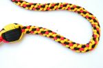 YELLOW RED BLACK -Paracord Motorcycle Whip Get Back whip 1" Ball & Skulls 36" - Image 10