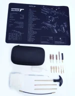 Glock Gun Cleaning Mat Diagram Schematic and Universal Cleaning Kit - Image 9