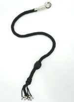 BLACK - Paracord Motorcycle Whip Get Back whip 1" Ball & Skulls 36" - Image 10