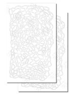 FROGSPAWN CAMO - Camouflage Spray Paint Gun Stencils ADHESIVE Stick-on 2 PACK