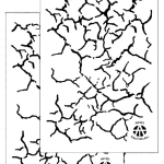 CRACKS ? Camouflage Stencils Spray Paint Through ? MYLAR 2 PACK