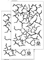 CRACKS ? Camouflage Stencils Spray Paint Through ? MYLAR 2 PACK - Image 10