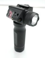 Flashlight Foregrip Aluminum with RED Laser - Image 4